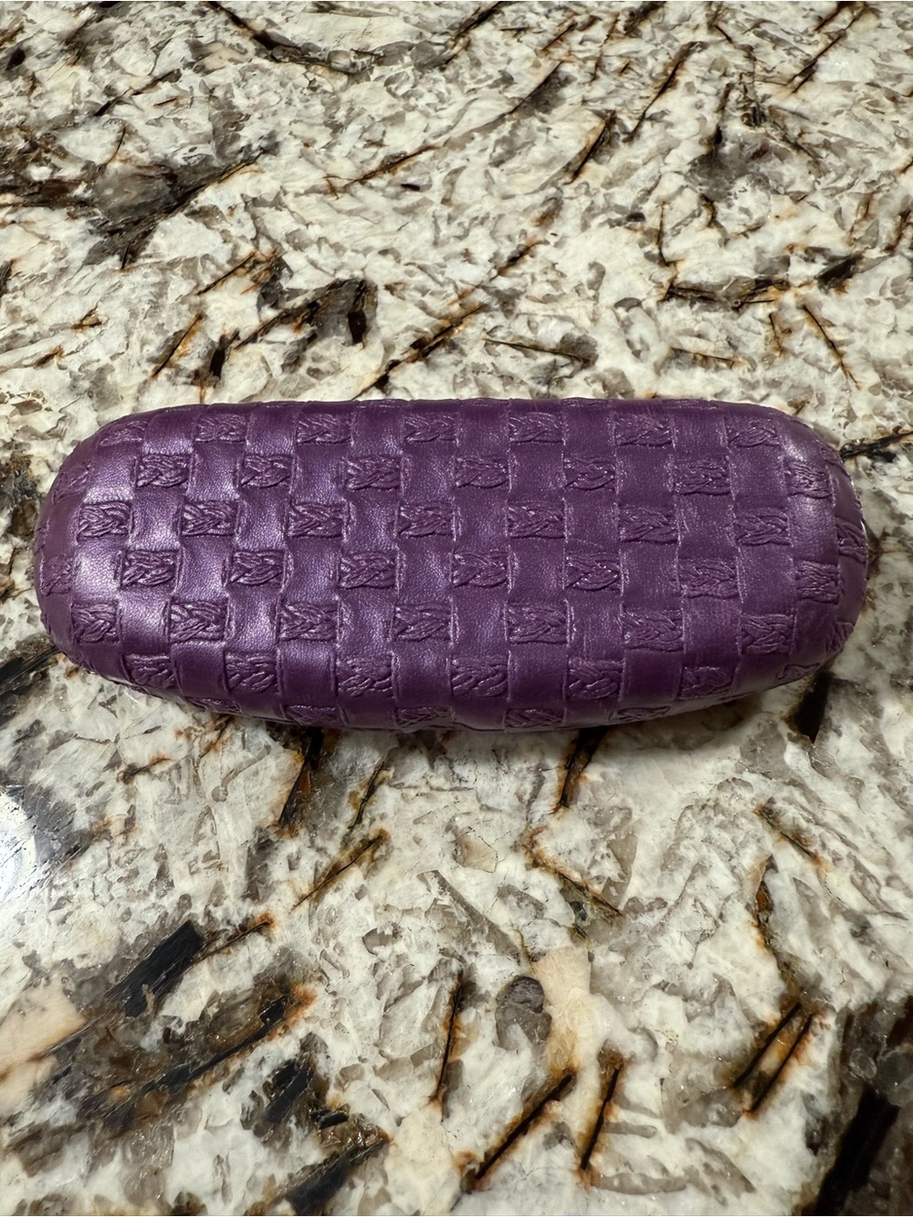 Purple case for reading glasses